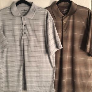 Grand Slam Set of Two Striped Polos